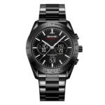 SKMEI 2503 Digital Tachymetre Countdown Timer Watch - black/black/black/steel