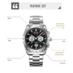 SKMEI 2503 Digital Tachymetre Countdown Timer Watch - silver/black/white/steel - Image 4