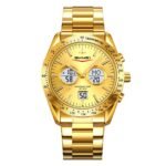 SKMEI 2503 Digital Tachymetre Countdown Timer Watch - black/gold/white/steel