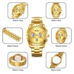 SKMEI 2503 Digital Tachymetre Countdown Timer Watch - black/gold/white/steel - Image 4