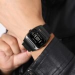 SKMEI 2563 Solar Powered Digital Watch - black - Image 6