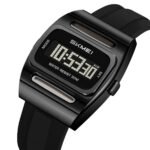 SKMEI 2563 Solar Powered Digital Watch - black