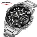 SKMEI 2593 Heavy Duty Digital Chronograph Sports Watch - silver