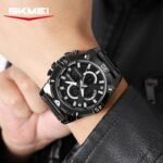 SKMEI 2593 Heavy Duty Digital Chronograph Sports Watch - black - Image 5