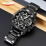 SKMEI 2593 Heavy Duty Digital Chronograph Sports Watch - black - Image 4